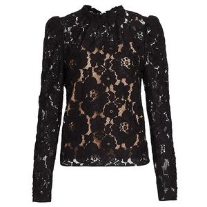 NWT Wayf Emma Puff Sleeve Lace Top